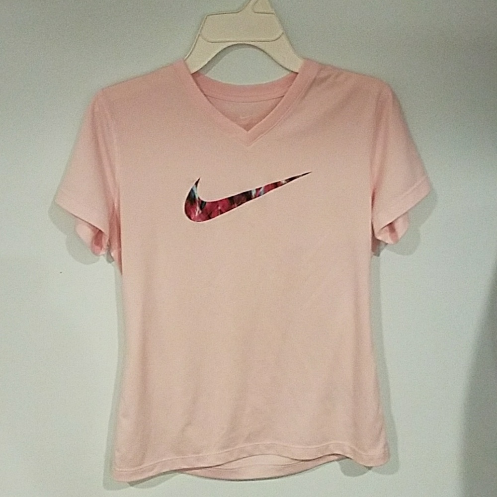 Pink Nike T shirt dry fit t shirt